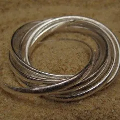 7 Rings Silver Ring