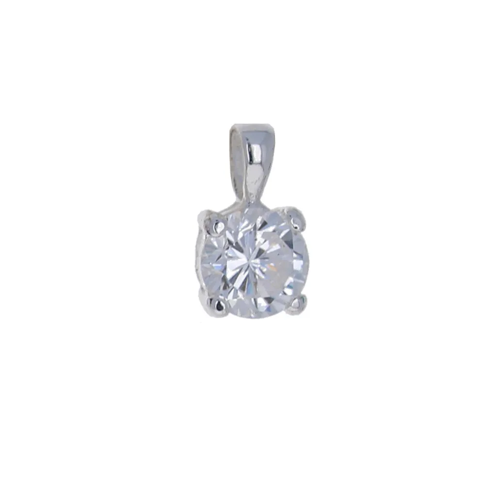 7mm Cubic Zirconia Pendant