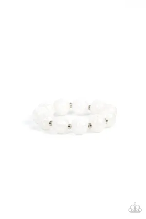 Arctic Affluence White Paparazzi Bracelet