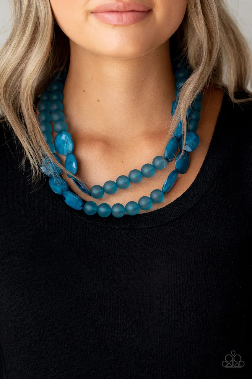 Arctic Art Blue Paparazzi Necklace