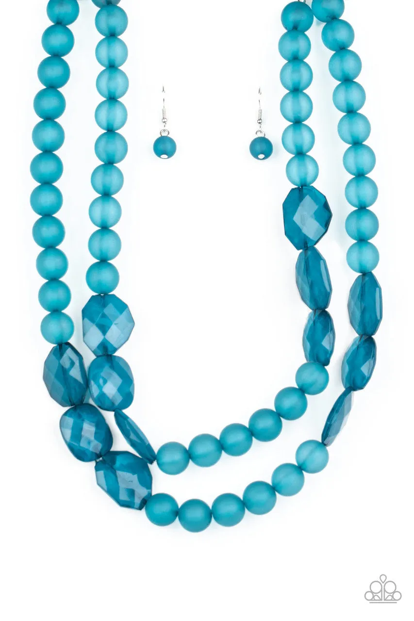 Arctic Art Blue Paparazzi Necklace