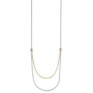 Brighton Meridian Petite Two Tone Double Necklace