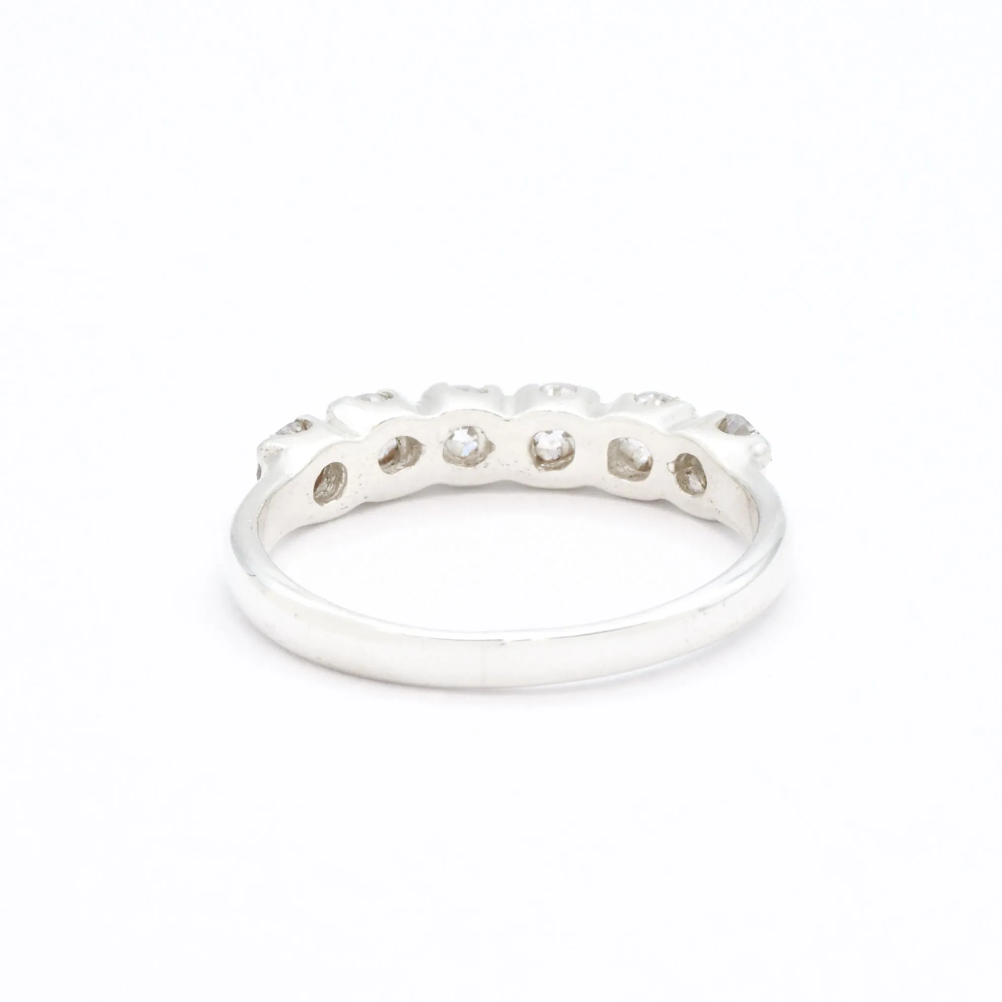 Diamond Eternity Ring - Sparkly Stackable Band - Vintage Diamond Ring