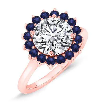 Dicentra - Round Lab Diamond Engagement Ring (IGI Certified)