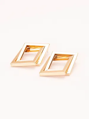 Double Diamond Earrings