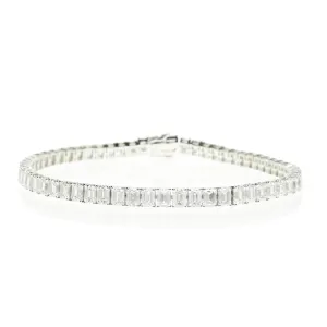 Emerald Cut Diamond Bracelet