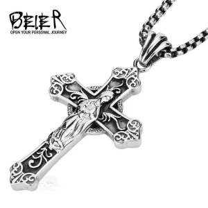 Exclusive Sale Allah Pendant Gothic Exaggerated Personlity Cross Men   Women Vintage Jewelry BP8-007