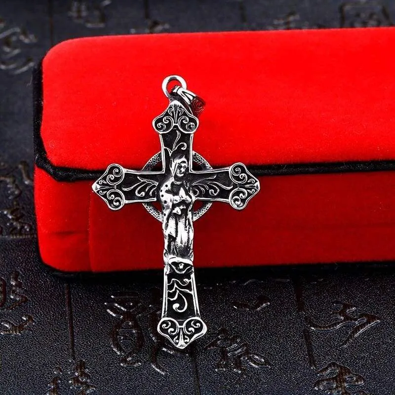 Exclusive Sale Allah Pendant Gothic Exaggerated Personlity Cross Men   Women Vintage Jewelry BP8-007