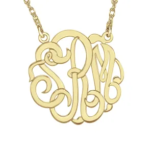 Fink's 40mm Classic Monogram Necklace