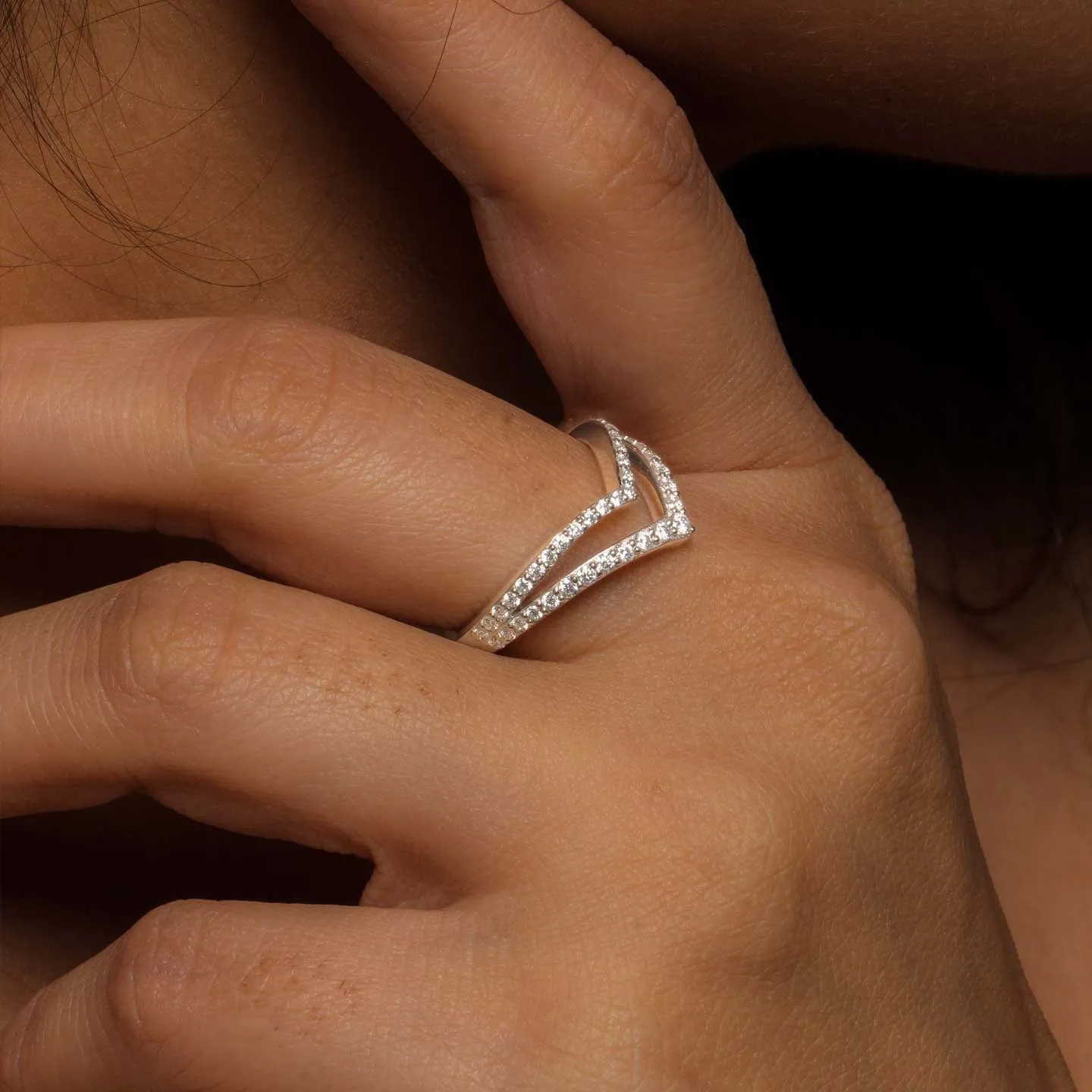 Gleaming 925 Silver Stackable Ring