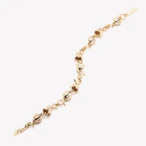 LILY OF THE VALLEY LINK BRACELET