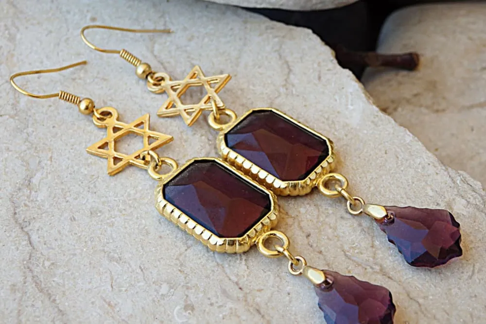 Magen David Earrings