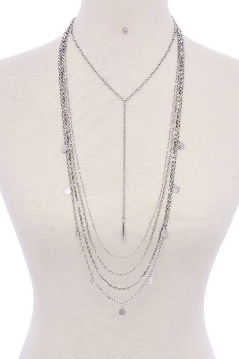 Metal Multi Chain Necklace