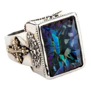 Mystic Quartz Medieval Men's Gothic Ring