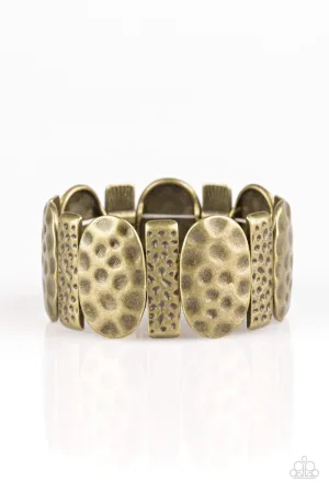 Paparazzi Bracelet ~ Cave Cache - Brass