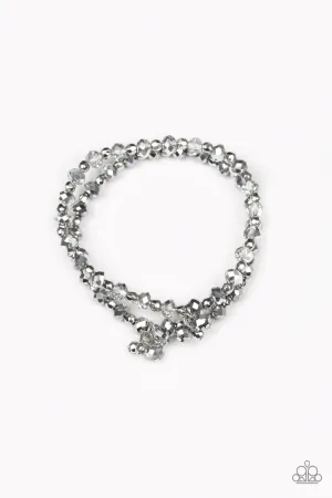 Paparazzi Bracelet ~ Sink or Shimmer - Silver