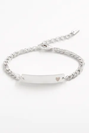 Pink Darling Bracelet -  Silver