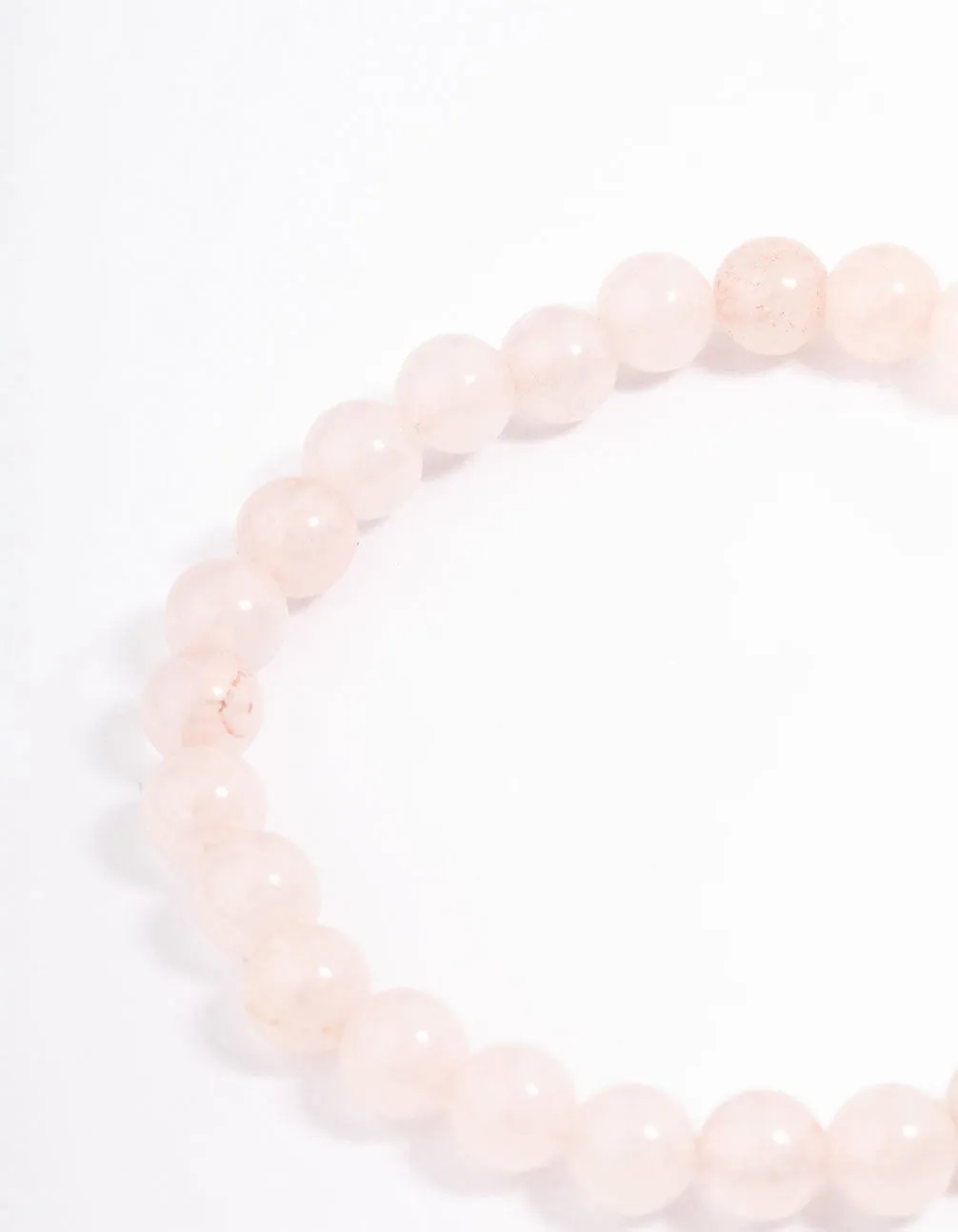 Rose Quartz Ball Bracelet