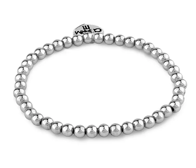 Silver Bead Bracelet