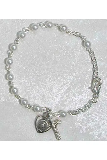 Silver Youth Silver Pearl Bracelet - UZBR75M