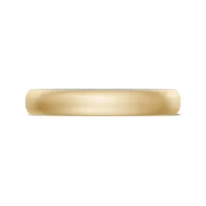 Tacori Classic Two-Tone Rounded Wedding Band in Satin Finish 15535YWSSM