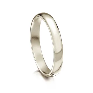 Traditional 3mm Wedding Ring in 18ct White Gold